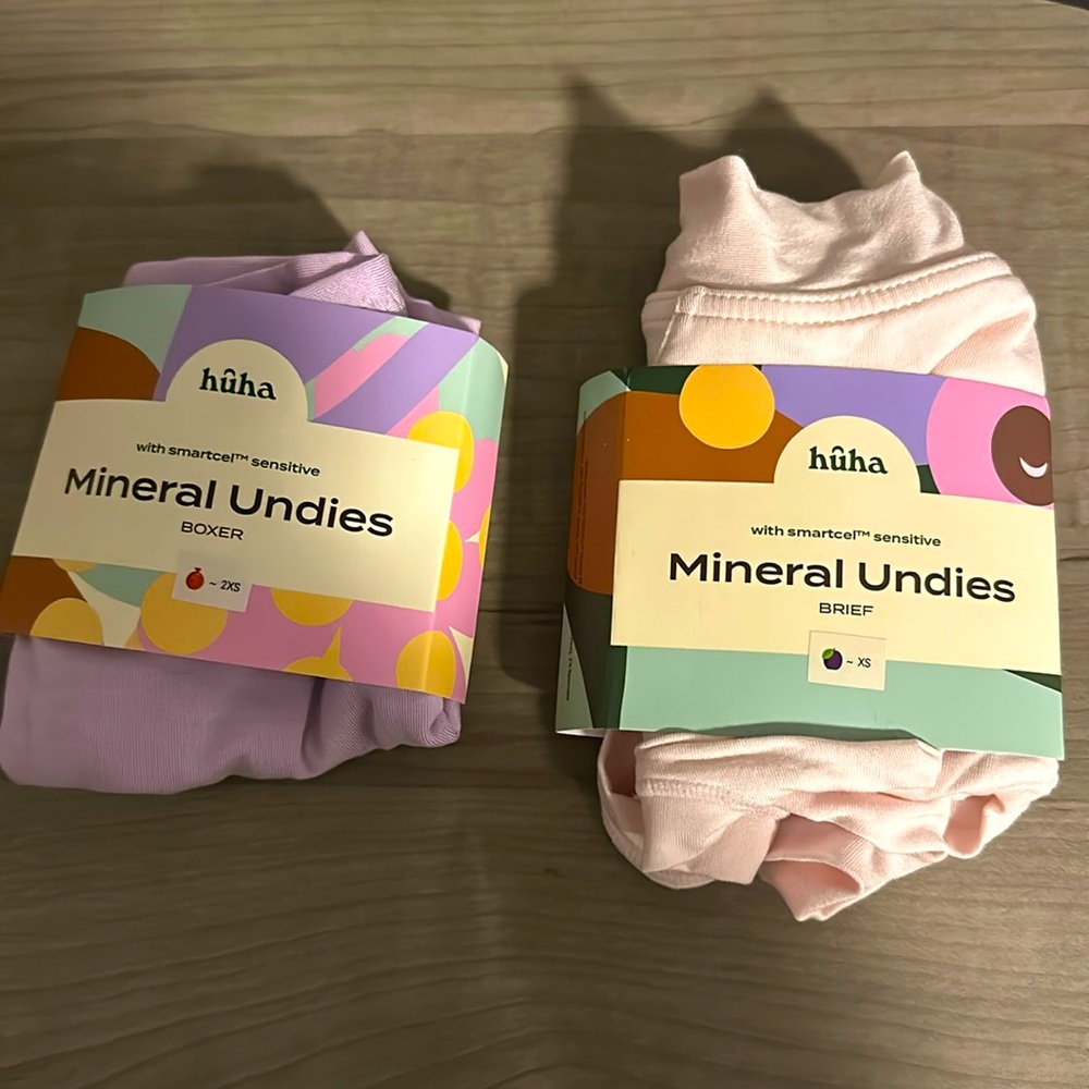 “huha underwear” bundle (2)  LIMITED COLOR lilac boxer & brief